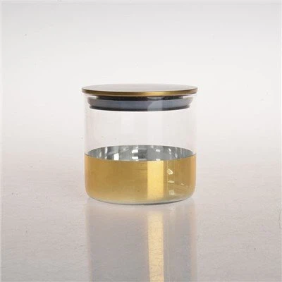 Ilmatiivis lasisäiliö kannella