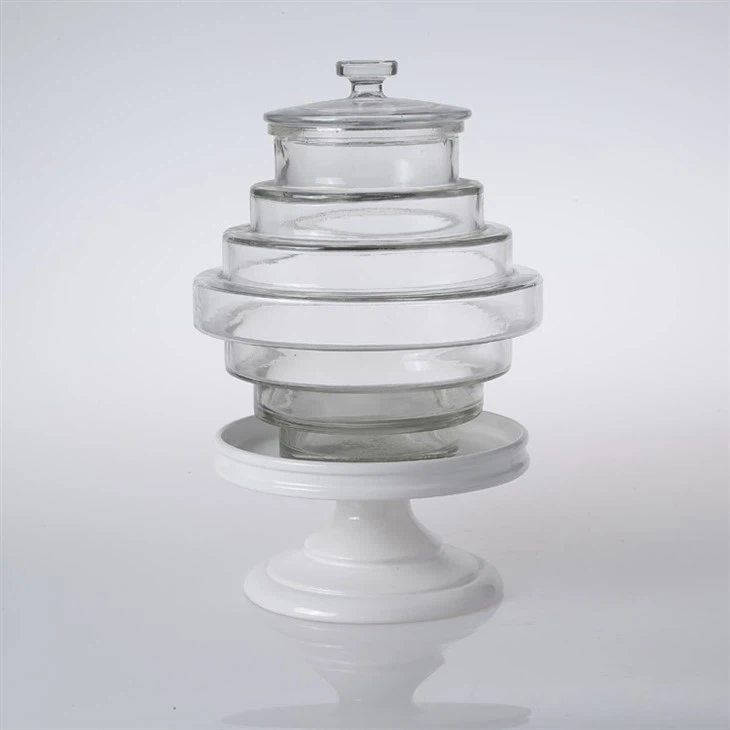 Glass Beverage Dispenser With Lid