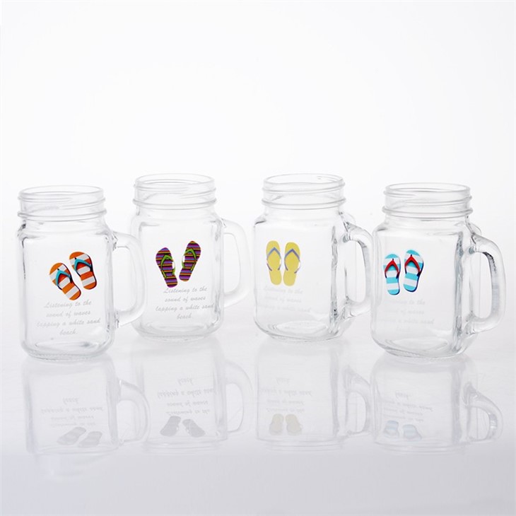Mason Jar With Screw-in Lid And Straw
