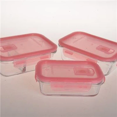 BPA-vapaat lasi Bento-laatikot lounaaksi
