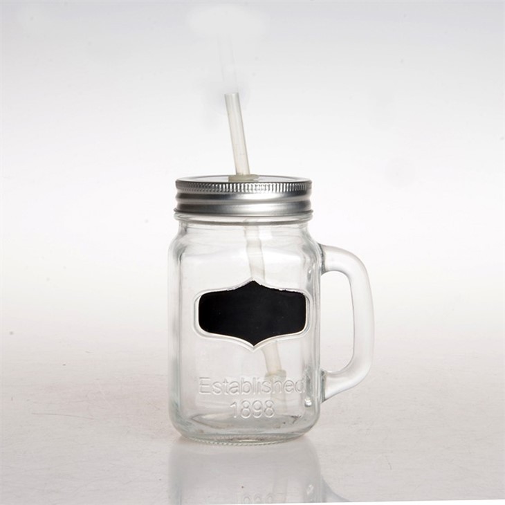 Transparent Glass Mason Jar With Lid