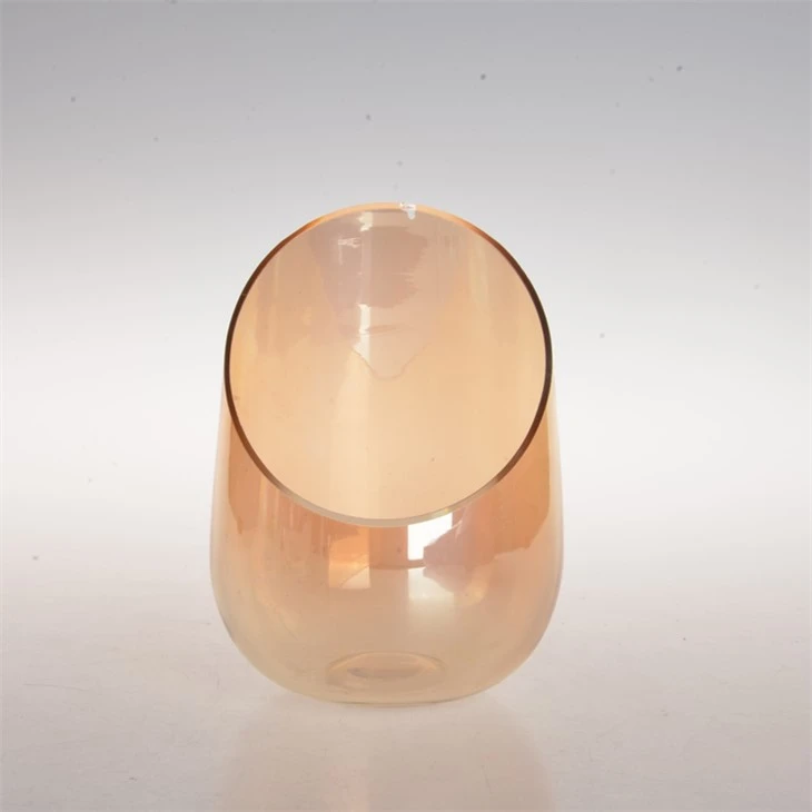 Stained Gass Bottle Candle Holder