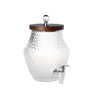 Ananas{0}}Muotoiltu lasinen juoma-annostelija